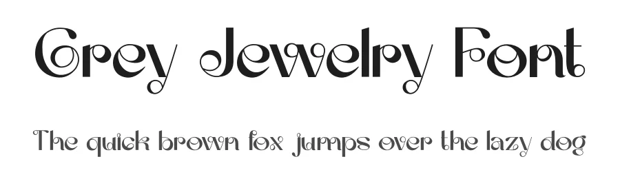 Grey Jewelry Font by PutraCetol Studio — Sans Serif Font