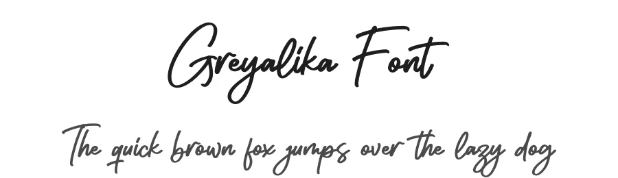 Greyalika Font by perspectype — Script Handwritten Font