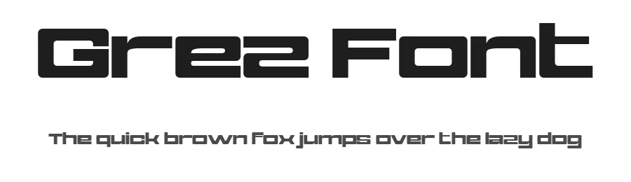 Grez Font by Flawless And Co โ Sans Serif Font
