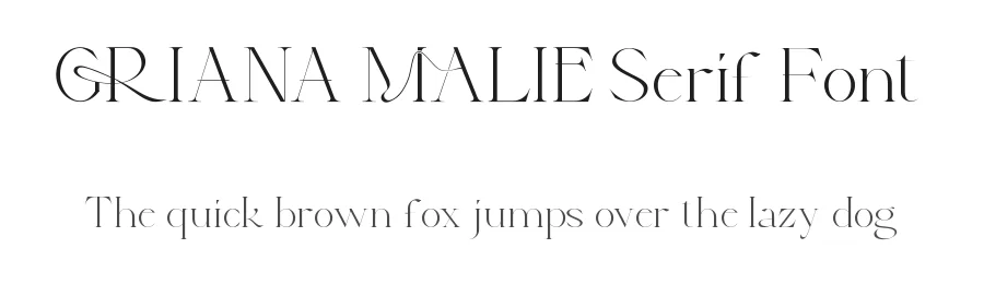 Griana Malie Serif Font by RaisProject — Display Font