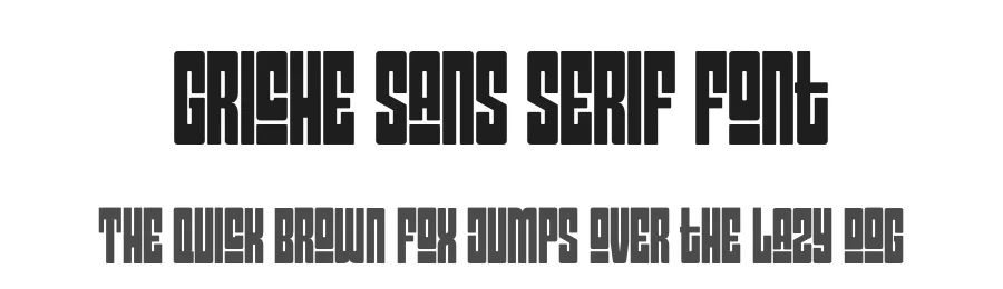Griche Sans Serif Font by ari — Decorative Font