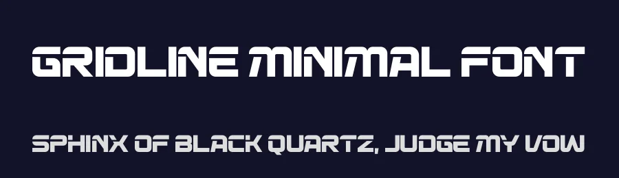 Gridline Minimal Font by timelesstype.co — Display Font — thumbnail 2