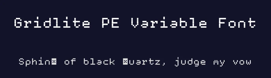 Gridlite PE Variable Font by Rosetta Type Foundry — Display Font — thumbnail 2