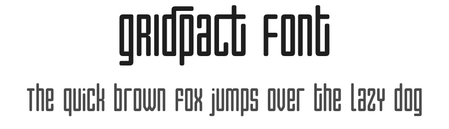 Gridpact Font by ahweproject — Sans Serif Font