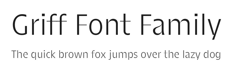 Griff Font Family by Indian Type Foundry — Sans Serif Font