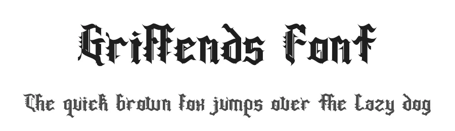 Griffends Font by Dhabee — Blackletter Font