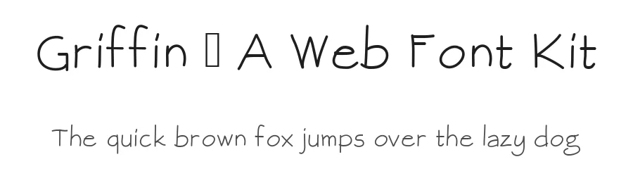 Griffin – A Web Font Kit by 1001fonts — Display Font