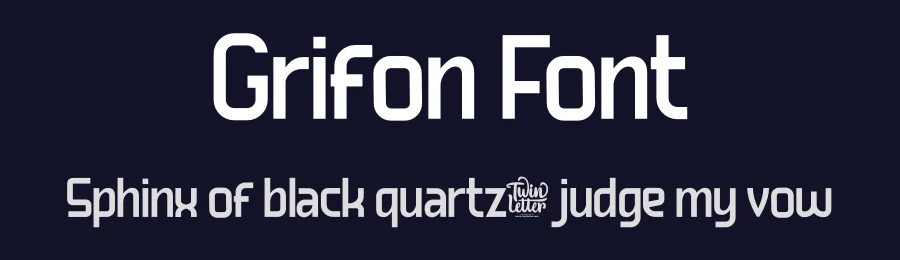 Grifon Font by twinletter — Sans Serif Font — thumbnail 2