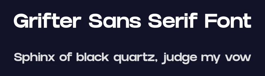 Grifter Sans Serif Font by Hanson Method — Sans Serif Font — thumbnail 2