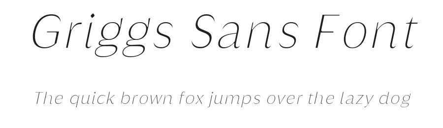 Griggs Sans Font by 99designs — Display Font