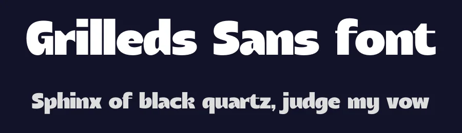 Grilleds Sans font by timelesstype.co — Display Font — thumbnail 2