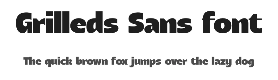 Grilleds Sans font by timelesstype.co — Display Font