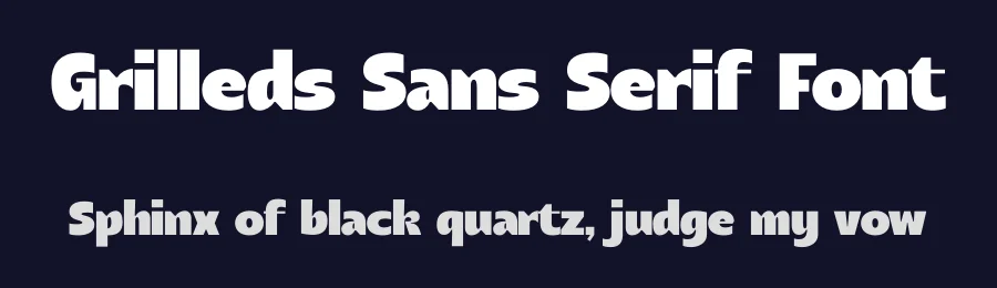 Grilleds Sans Serif Font by timelesstype.co — Sans Serif Font — thumbnail 2