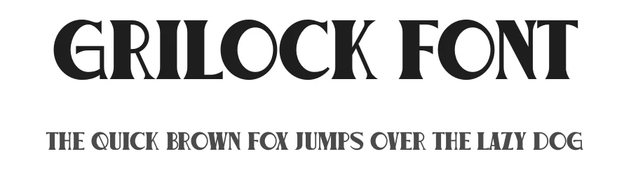 Grilock Font by Din Studio — Display Font