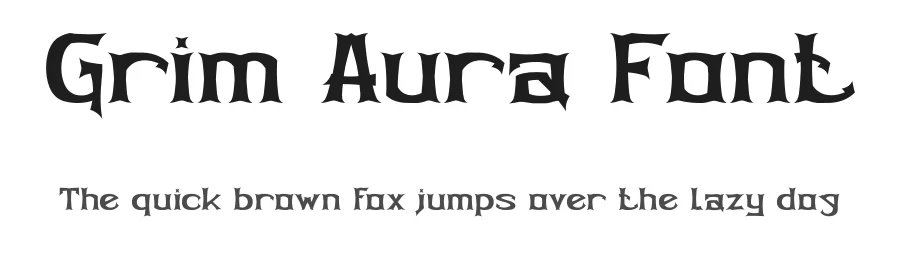 Grim Aura Font by PutraCetol Studio — Display Font