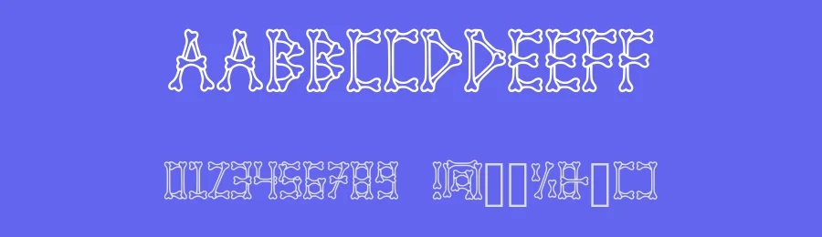 GRIMBONE — Spooky Skeletal Decorative Font by idealistudio — Decorative Font — thumbnail 3