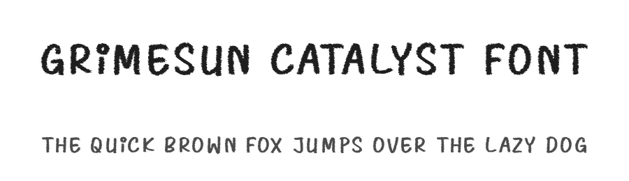 Grimesun Catalyst Font by perspectype — Display Font