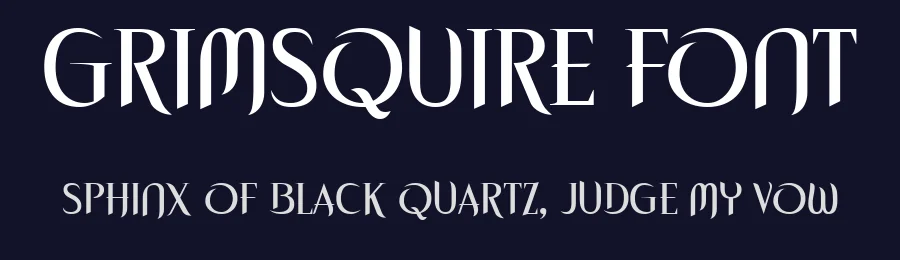 Grimsquire Font by Drizy — Display Font — thumbnail 2