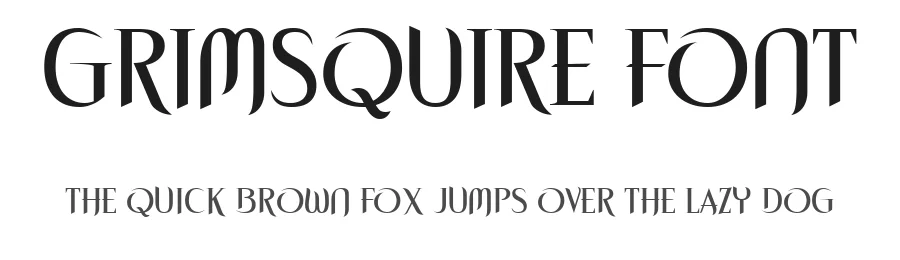 Grimsquire Font by Drizy — Display Font