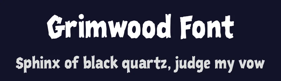 Grimwood Font by Eko Kurniawan — Display Font — thumbnail 2
