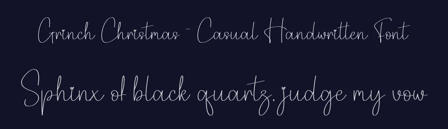 Grinch Christmas – Casual Handwritten Font by creativeletter — Script Handwritten Font — thumbnail 2