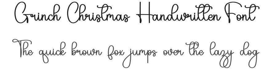 Grinch Christmas Handwritten Font by inermediaSTUDIO — Script Handwritten Font