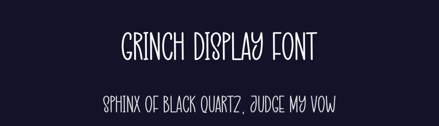 Grinch Display Font by creativeletter — Display Font — thumbnail 2