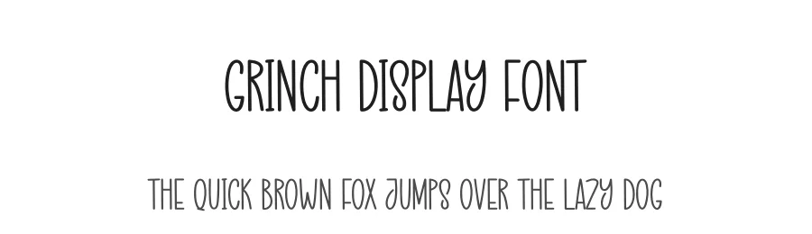 Grinch Display Font by creativeletter — Display Font