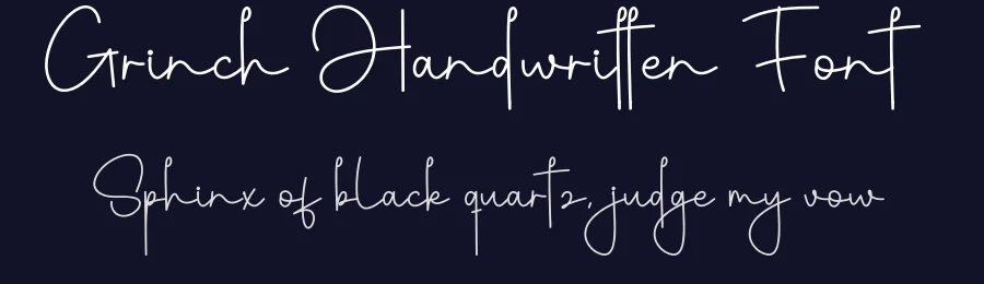 Grinch Handwritten Font by creativeletter — Script Handwritten Font — thumbnail 2
