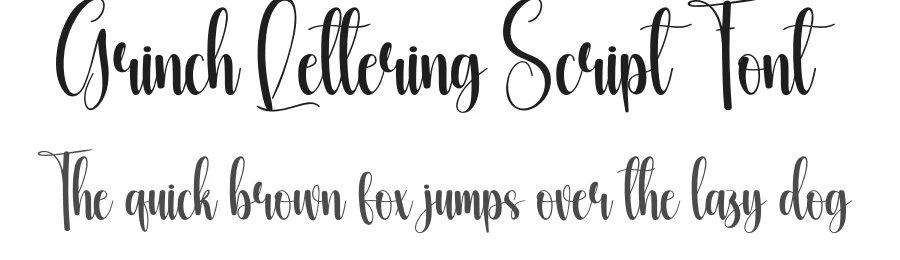 Grinch Lettering Script Font by creativeletter — Script Handwritten Font