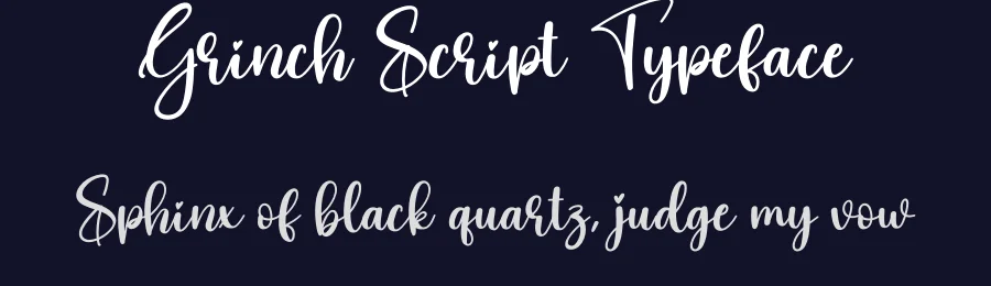 Grinch Script Typeface by creativeletter — Script Handwritten Font — thumbnail 2