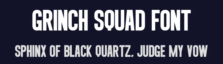 Grinch Squad Font by Craftedtype — Decorative Font — thumbnail 2