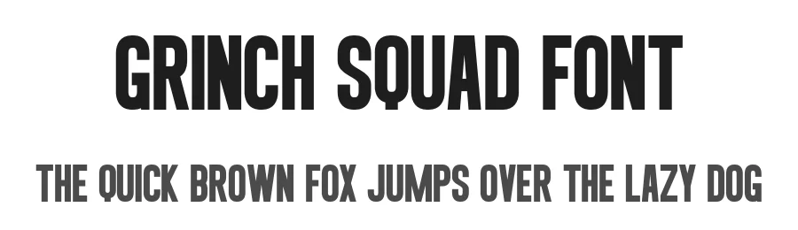 Grinch Squad Font by Craftedtype — Decorative Font