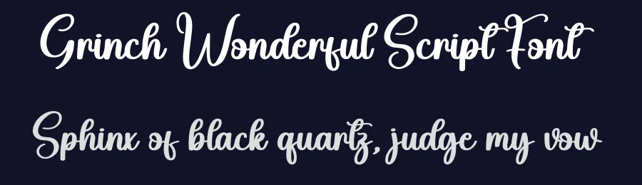 Grinch Wonderful Script Font by creativeletter — Script Handwritten Font — thumbnail 2