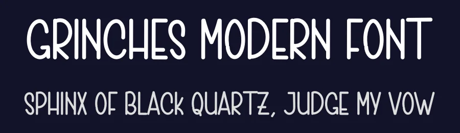 Grinches Modern Font by inermediaSTUDIO — Display Font — thumbnail 2