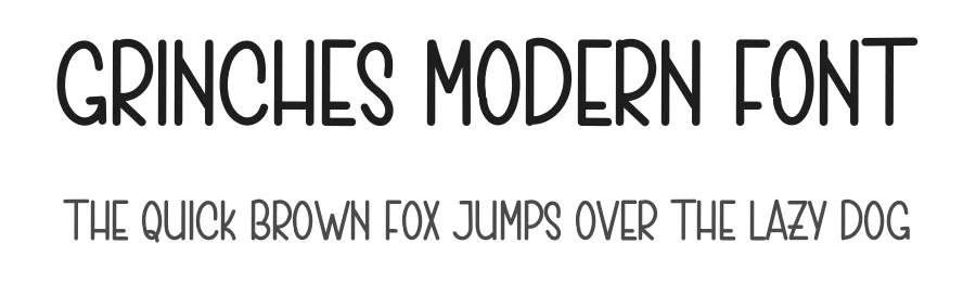 Grinches Modern Font by inermediaSTUDIO — Display Font