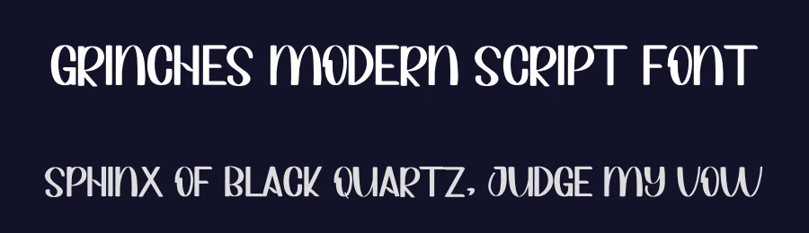 Grinches Modern Script Font by inermediaSTUDIO — Display Font — thumbnail 2