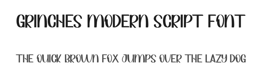 Grinches Modern Script Font by inermediaSTUDIO — Display Font