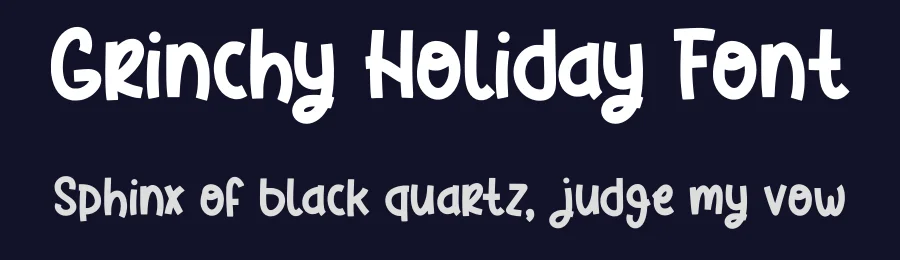 Grinchy Holiday Font by Nadiratype — Display Font — thumbnail 2