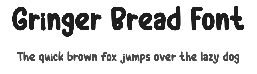 Gringer Bread Font by Nadiratype — Display Font