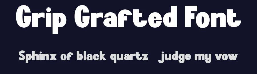 Grip Grafted Font by Flawless And Co — Sans Serif Font — thumbnail 2