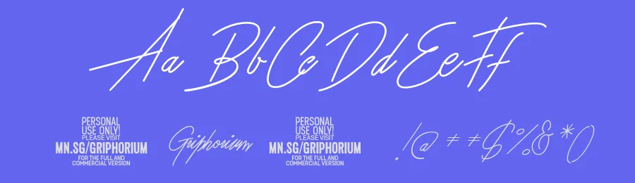 Griphorium Script Font by Mans Greback — Script Handwritten Font — thumbnail 3