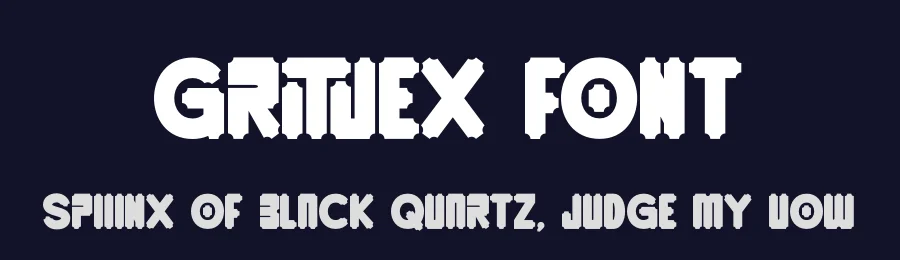 Gritjex Font by Rismatype — Display Font — thumbnail 2