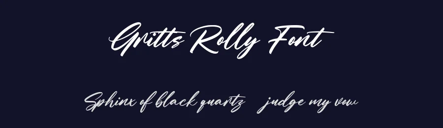 Gritts Rolly Font by Maulana Creative — Script Handwritten Font — thumbnail 2