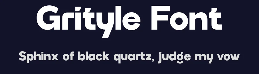 Grityle Font by zeenesia — Sans Serif Font — thumbnail 2