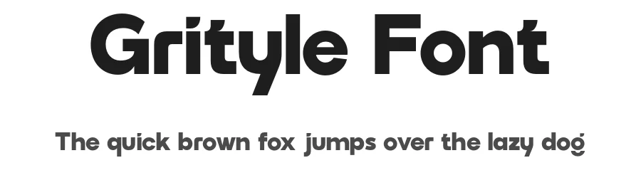 Grityle Font by zeenesia — Sans Serif Font