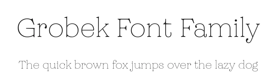 Grobek Font Family by Latinotype — Serif Font