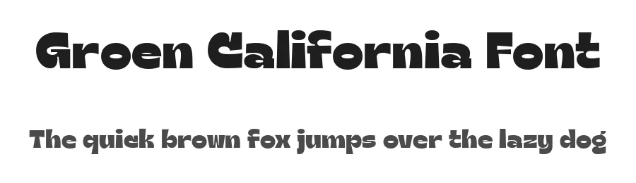 Groen California Font by Fargun Studio — Sans Serif Font
