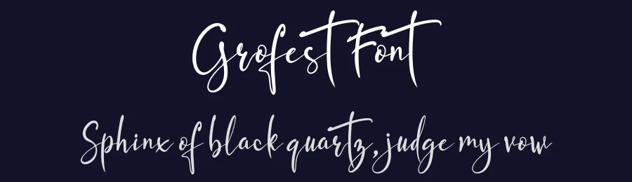 Grofest Font by khalwastudio — Script Handwritten Font — thumbnail 2