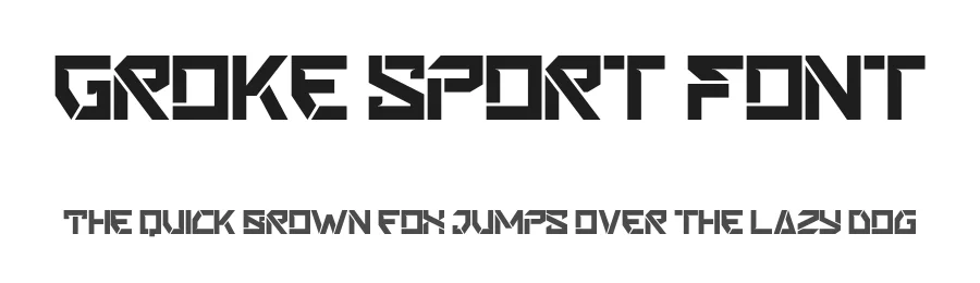 Groke Sport Font by Nirmana Visual — Display Font